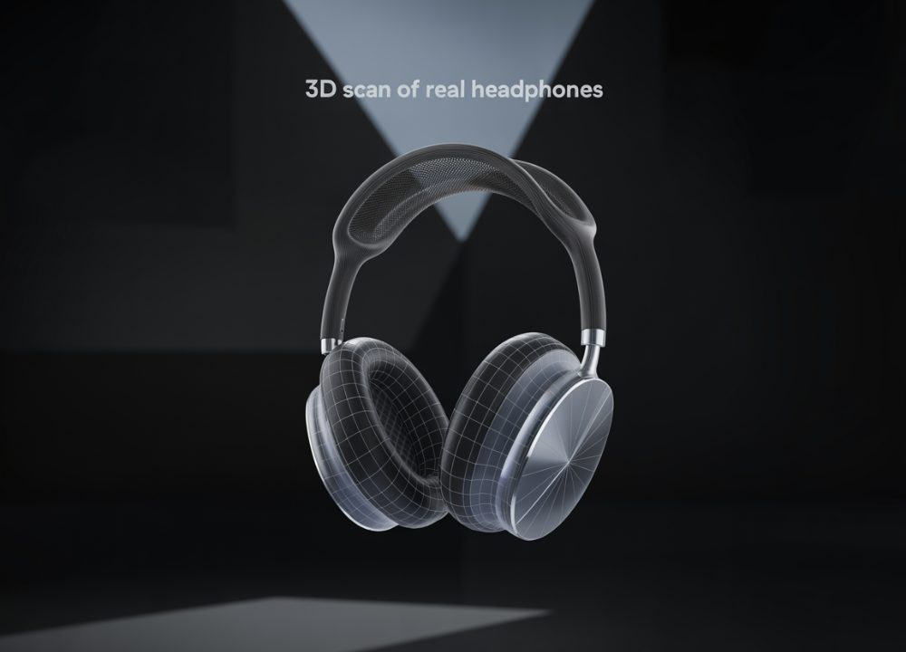 3D Scan of Real Headphones
