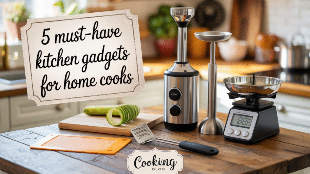 5 Must-Have Kitchen Gadgets for Home Cooks
