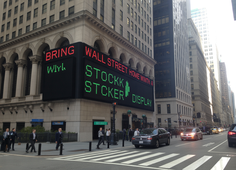 Bring Wall Street Home with a Stock Ticker Display