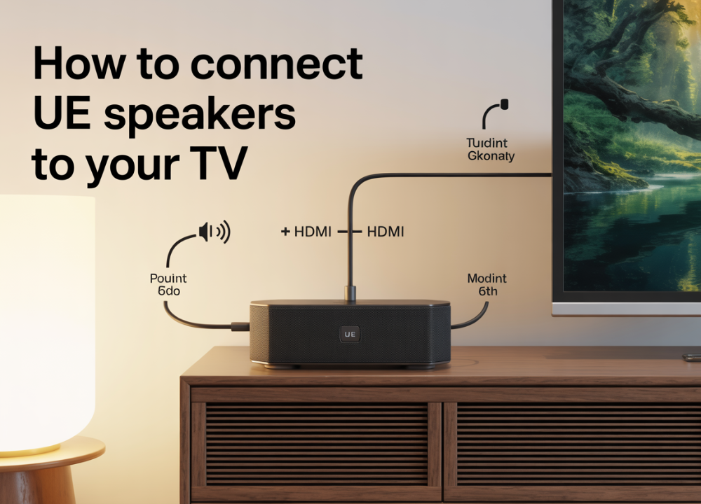 How to Connect UE Speakers to Your TV