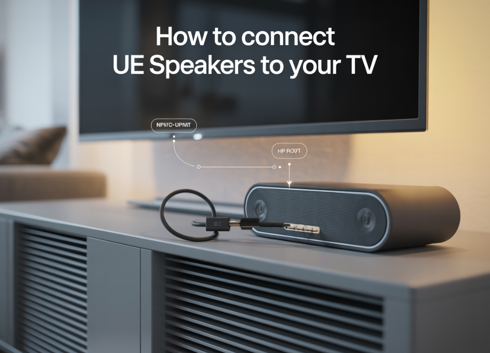 How to Connect UE Speakers to Your TV