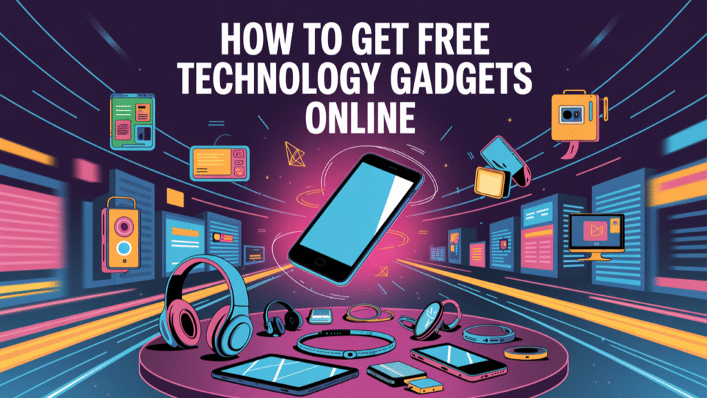 Get Free Technology Gadgets