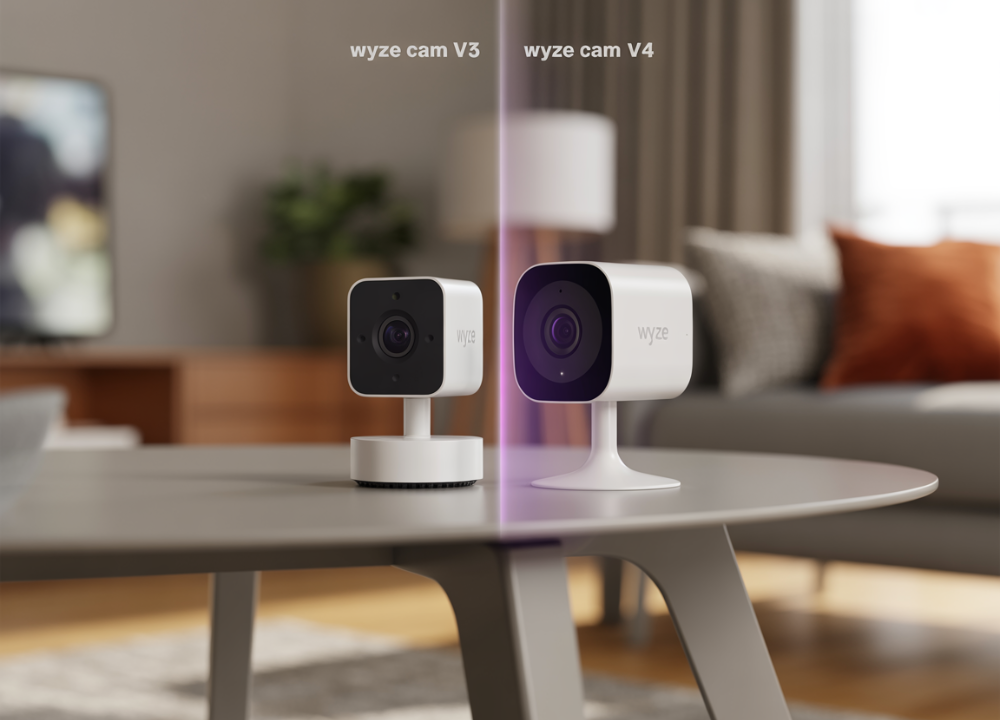 Wyze Cam v3 vs. v4 Field of View