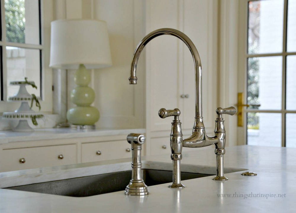 polished brass kitchen faucets