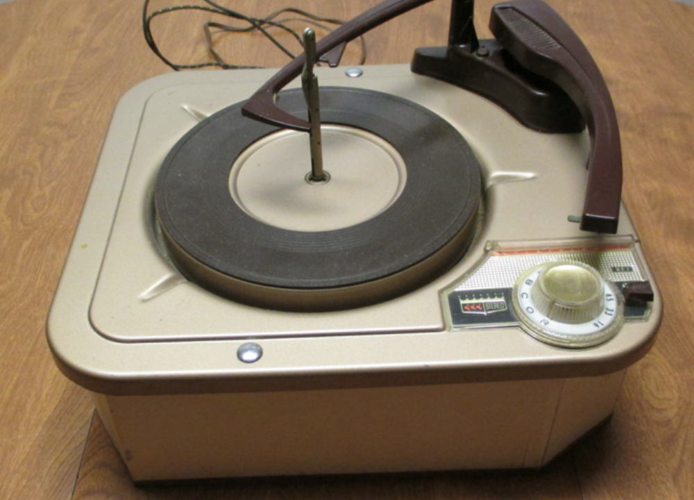 vintage record player