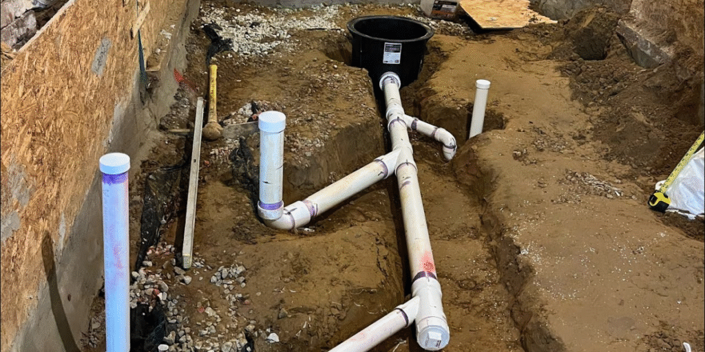 Basement Bathroom Plumbing