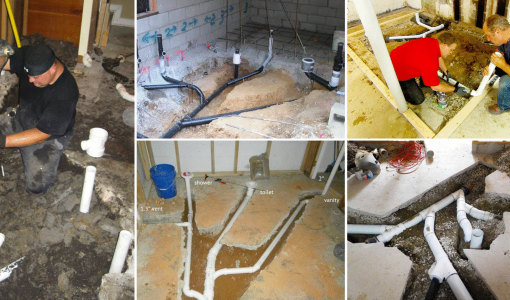 Basement Bathroom Plumbing