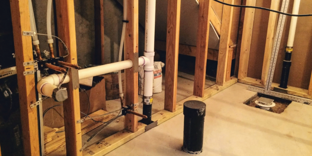Basement Bathroom Plumbing