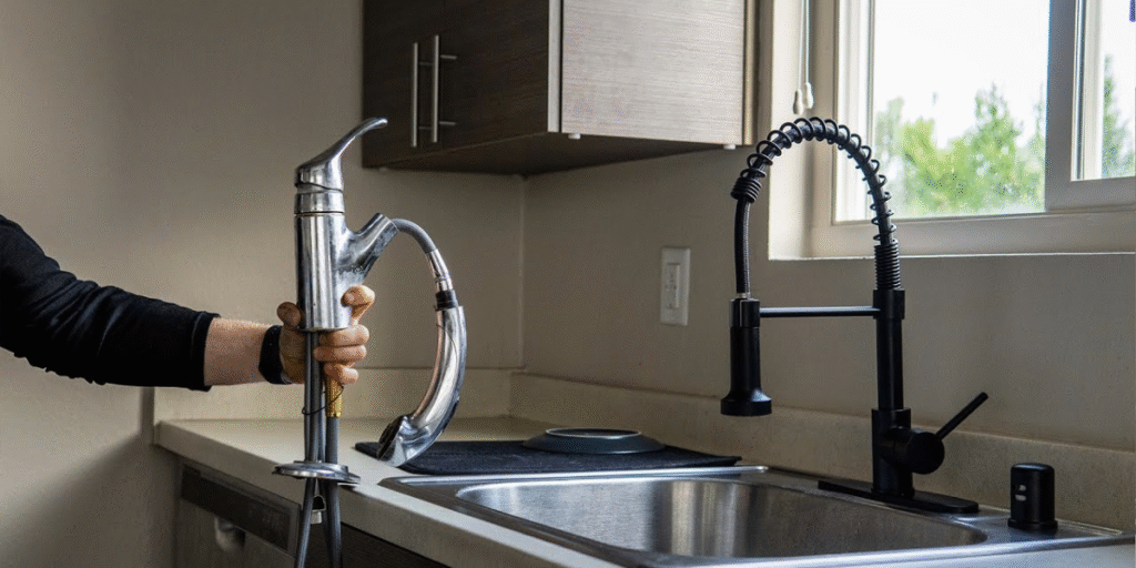 Replacing a Faucet in the Kitchen