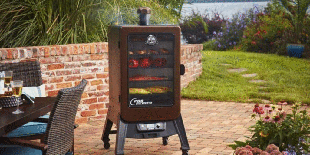 vertical pellet smoker