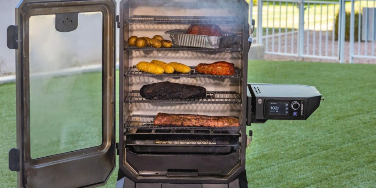 vertical pellet smoker